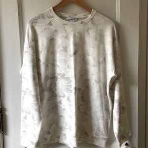 Athleta super soft floral printed sweatshirt